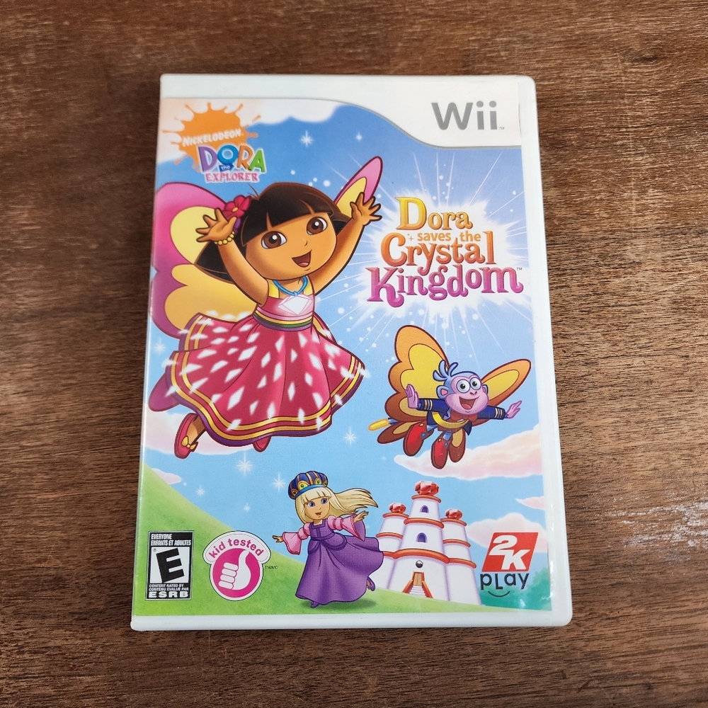 Nintendo Wii Dora Saves The Crystal Kingdom Game CIB